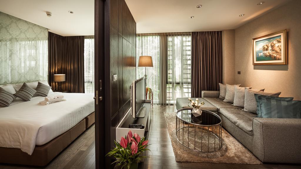 Arcadia Residence Ploenchit By Compass Hospitality Bangkok Oda fotoğraf