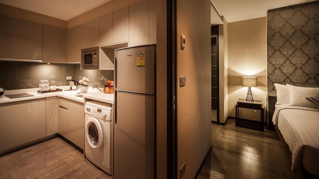 Arcadia Residence Ploenchit By Compass Hospitality Bangkok Oda fotoğraf